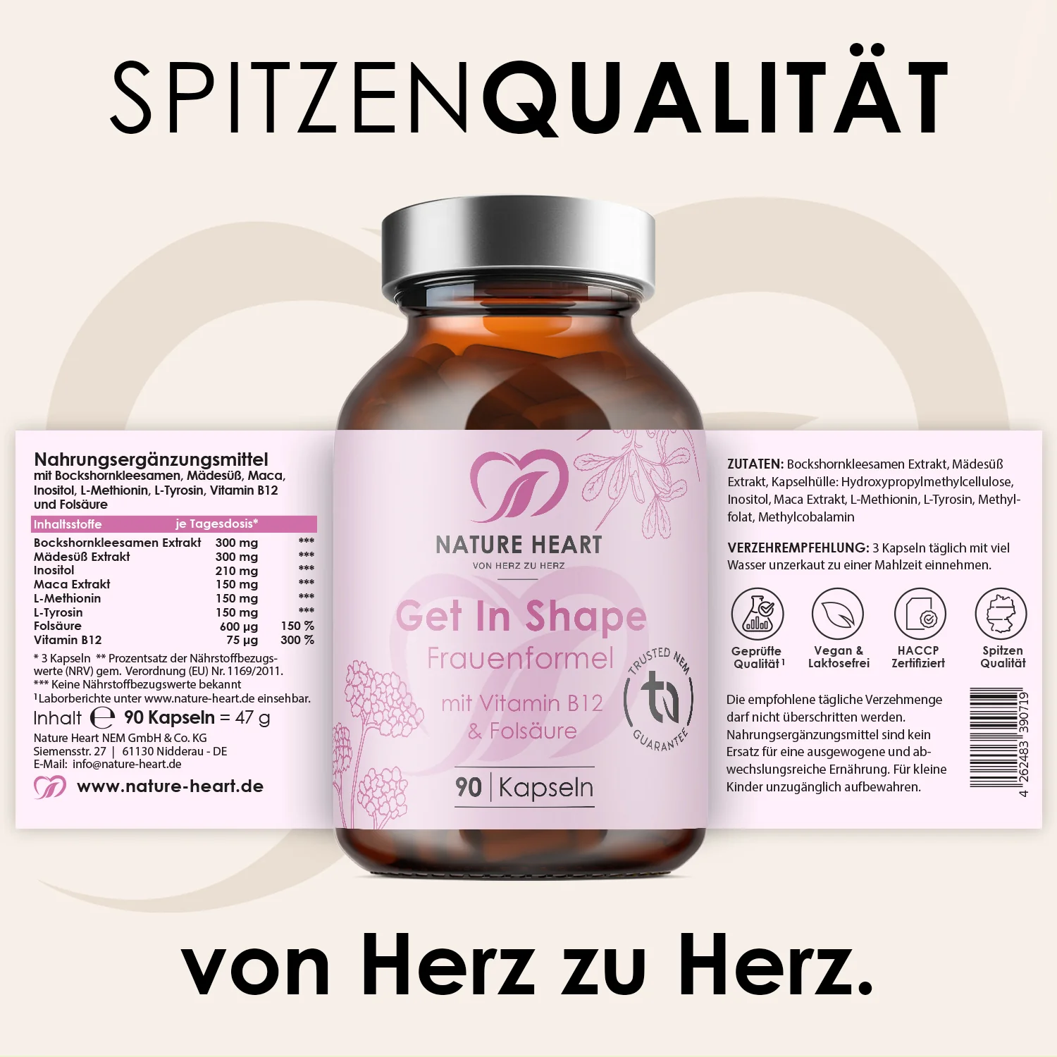 Get In Shape – Frauenformel mit Vitamin B12 & Folsäure - Image 3